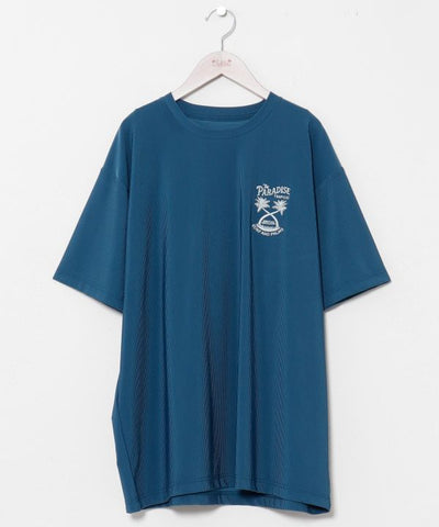 Embroidered UV Protection T-Shirt by Kahiko - Ametsuchi