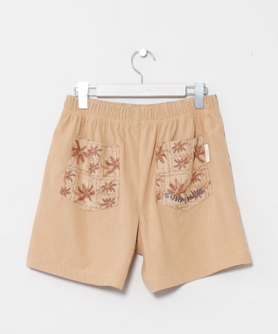 SURF＆Palms Palm Embroidery Resort Shorts by Kahiko - Ametsuchi