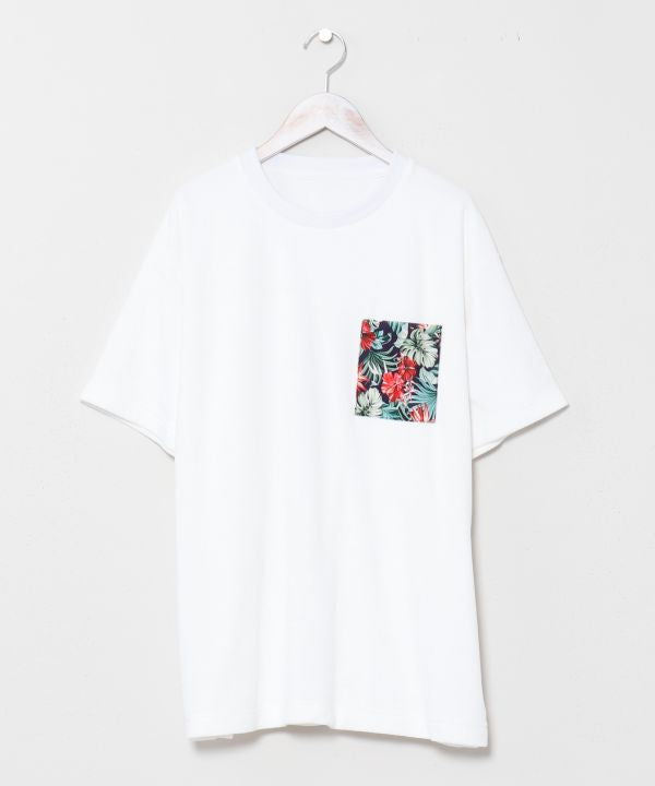 Hawaiian Pocket Men T-Shirt by Kahiko - Ametsuchi