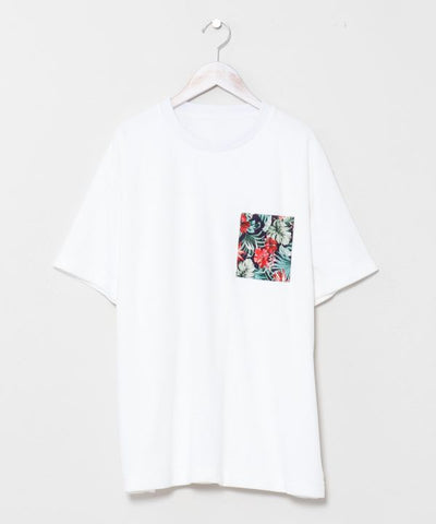 Hawaiian Pocket Men T-Shirt by Kahiko - Ametsuchi