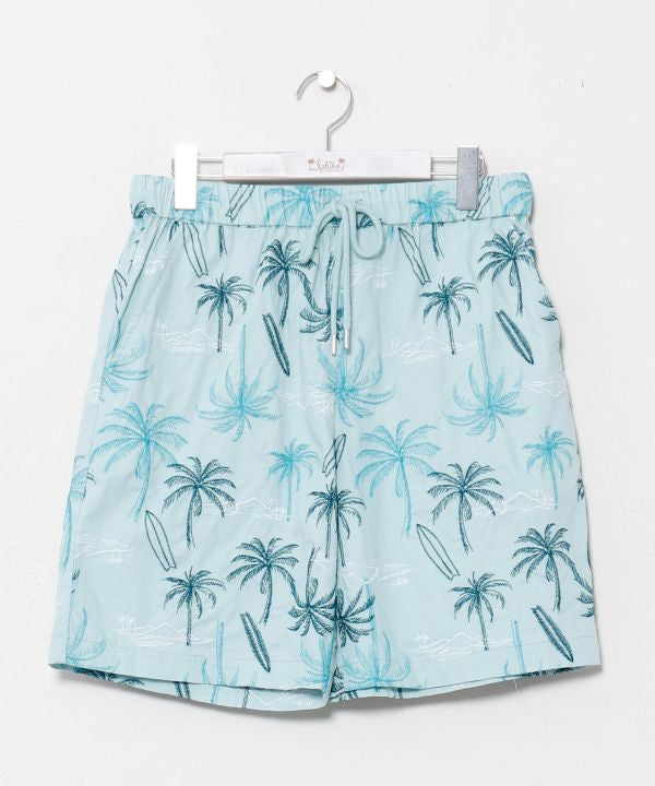 SURF＆Palms Palm Embroidery Resort Shorts