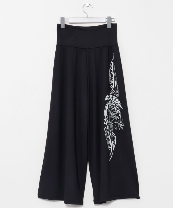Hawaiian Motif Wide Pants by Kahiko - Ametsuchi