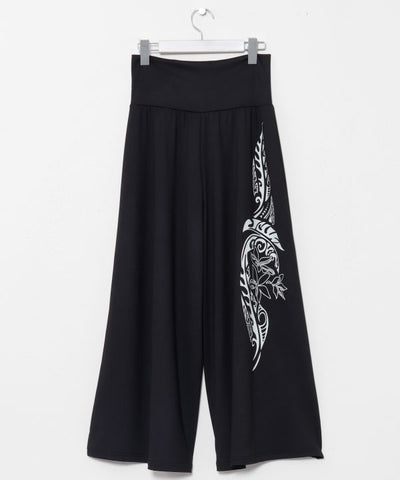 Hawaiian Motif Wide Pants by Kahiko - Ametsuchi