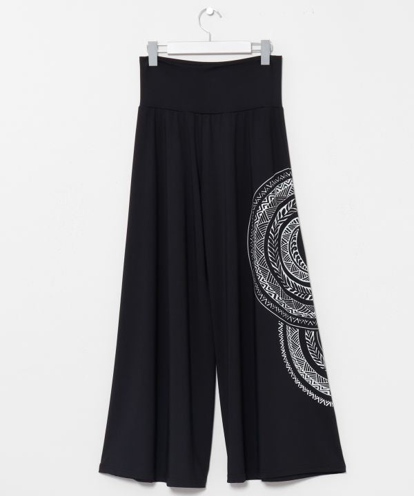 Hawaiian Motif Wide Pants by Kahiko - Ametsuchi
