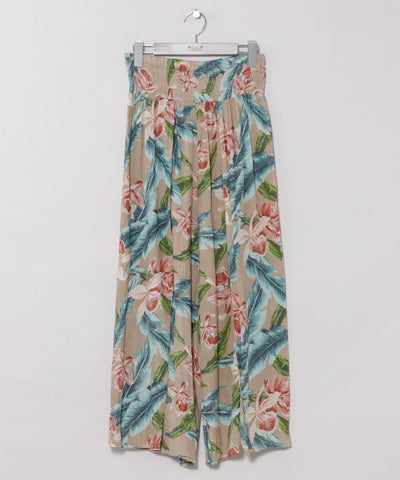 Botanical Hawaiian Wrap Pants by Kahiko - Ametsuchi