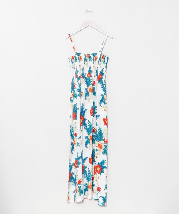 Botanical Rayon Cami Dress & Cape Set by Kahiko - Ametsuchi