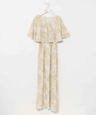 Vintage Rayon Dress Set by Kahiko - Ametsuchi