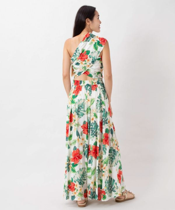 Botanical Print Multiway Sash Skirt