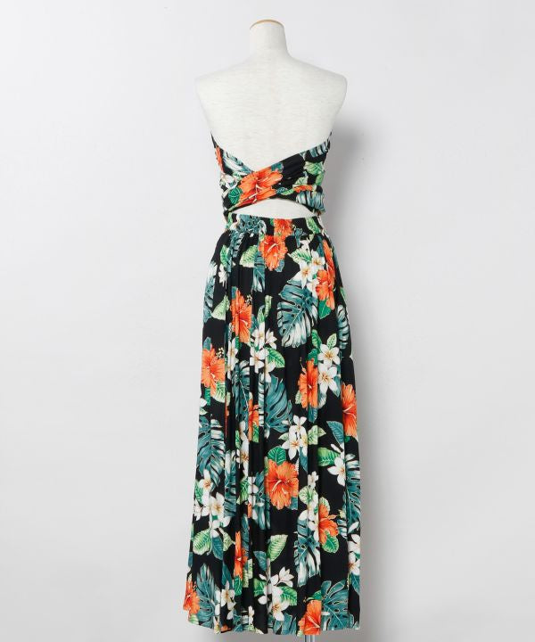 Botanical Print Multiway Sash Skirt