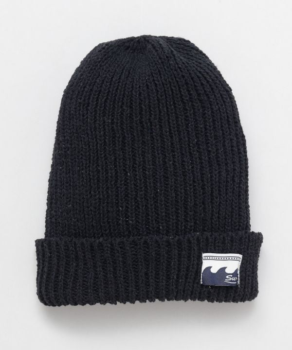 Wave Surf Cotton Knit Beanie by Kahiko - Ametsuchi