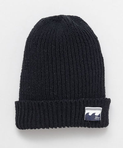 Wave Surf Cotton Knit Beanie by Kahiko - Ametsuchi