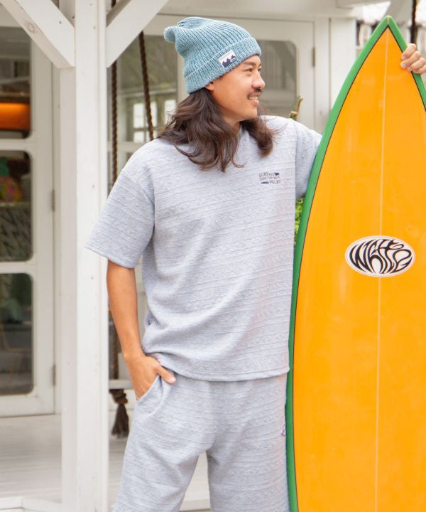 Wave Surf Cotton Knit Beanie by Kahiko - Ametsuchi