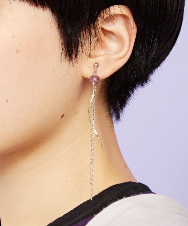 Jellyfish Asymmetrical Clip Earrings