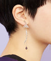 Jellyfish Asymmetrical Clip Earrings