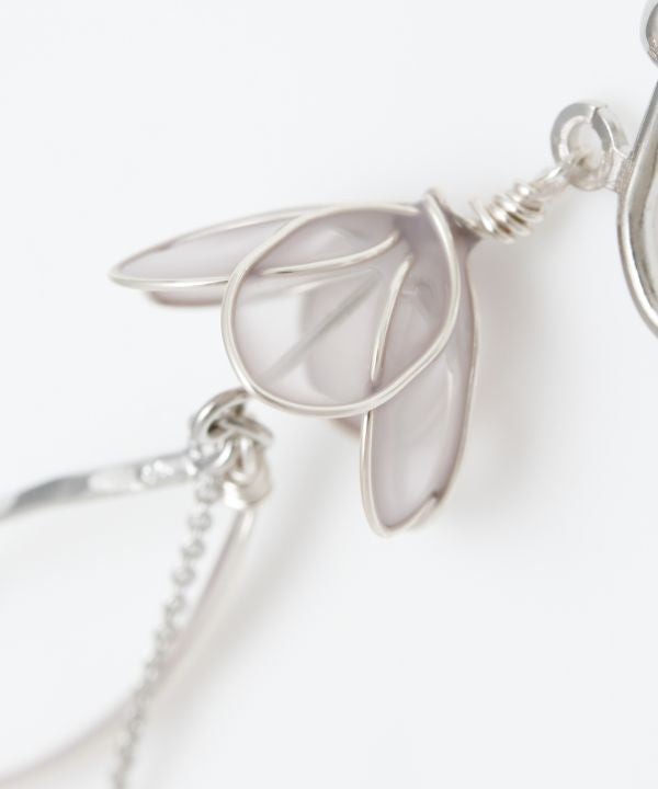 Jellyfish Asymmetrical Clip Earrings