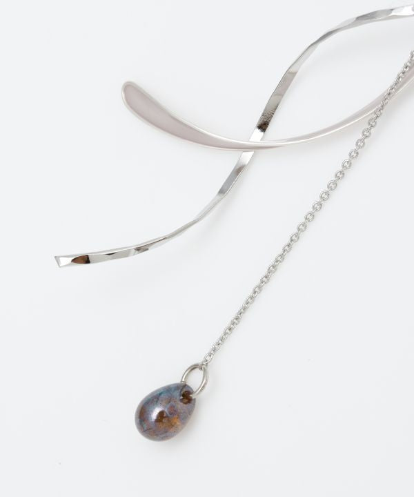 Jellyfish Asymmetrical Clip Earrings