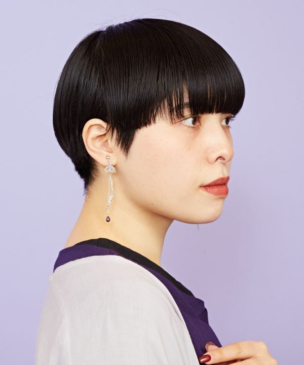 Jellyfish Asymmetrical Clip Earrings