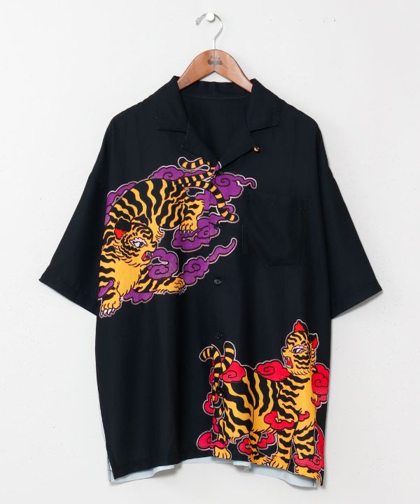 KAYA x NAKAMURA KYOKO - 来福 Shirt by Kaya - Ametsuchi