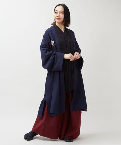 ASOBIE - Ukiyoe Embroidered Haori Jacket by Kaya - Ametsuchi
