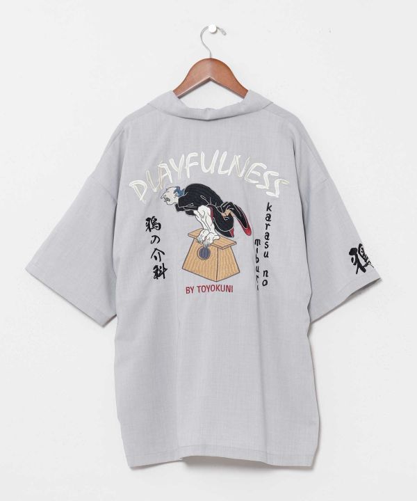 ASOBIE - Ukiyoe Embroidered Shirt