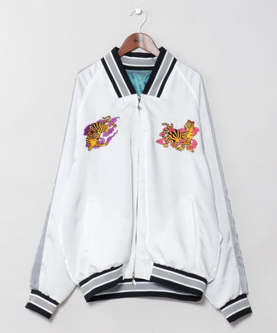 KAYA x NAKAMURA KYOKO - Yokai Sashiko Embroidered Jacket by Kaya - Ametsuchi