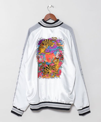 KAYA x NAKAMURA KYOKO - Yokai Sashiko Embroidered Jacket by Kaya - Ametsuchi