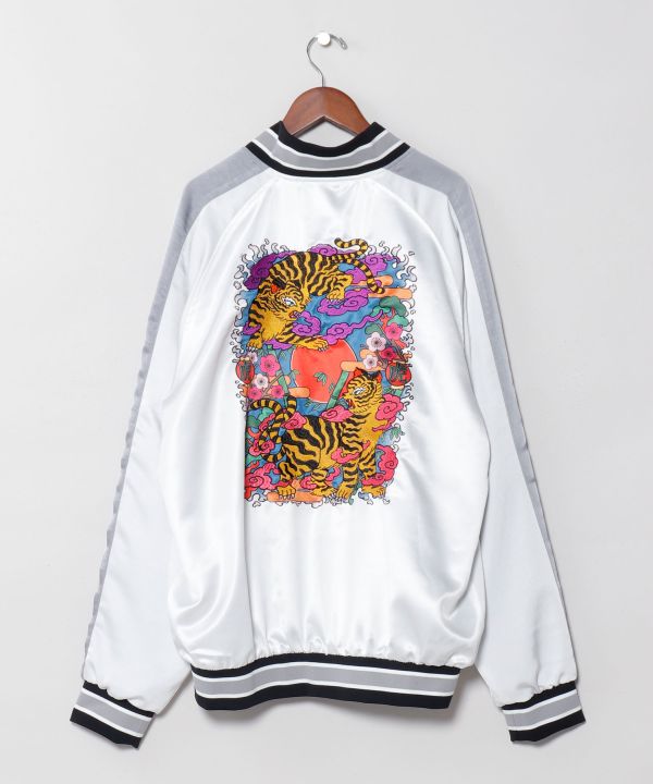 KAYA x NAKAMURA KYOKO - Yokai Sashiko Embroidered Jacket by Kaya - Ametsuchi