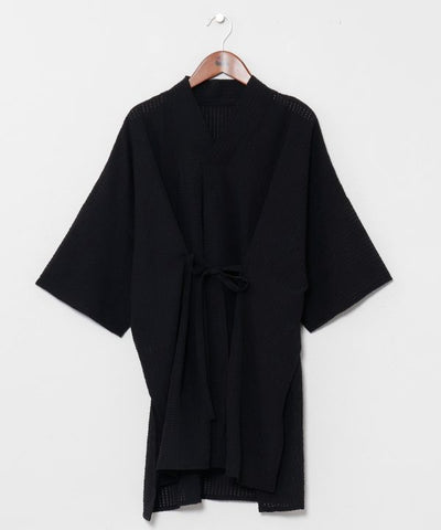 SUKASHI KAZE - Japanese Check Layered Top
