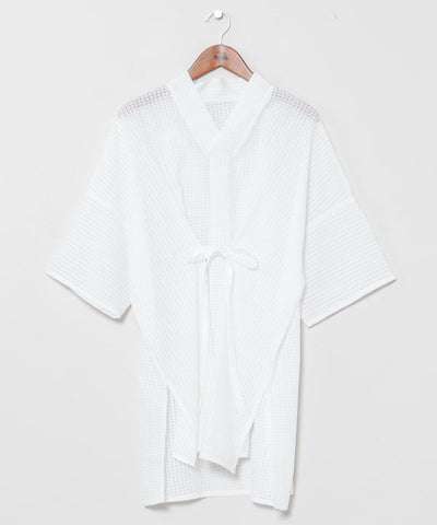 SUKASHI KAZE - Japanese Check Layered Top