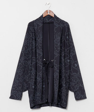 HIOOI - Floral UV Protection Haori by Kaya - Ametsuchi