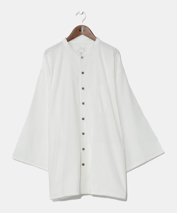 KAKUSODE Collarless Shirt by Kaya - Ametsuchi