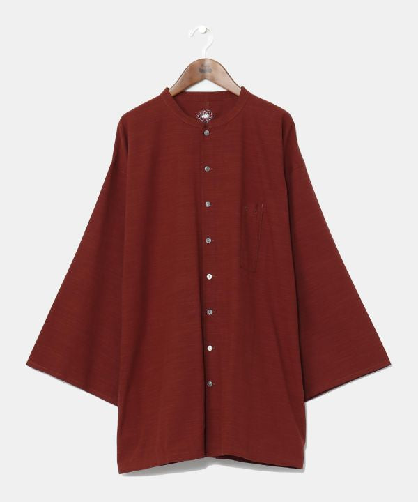KAKUSODE Collarless Shirt by Kaya - Ametsuchi