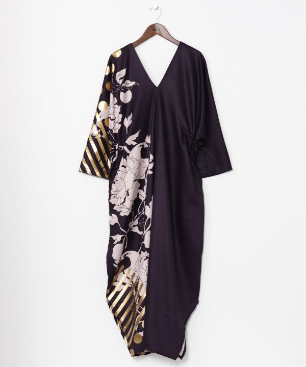 Foil Print Relaxed Fit Dress