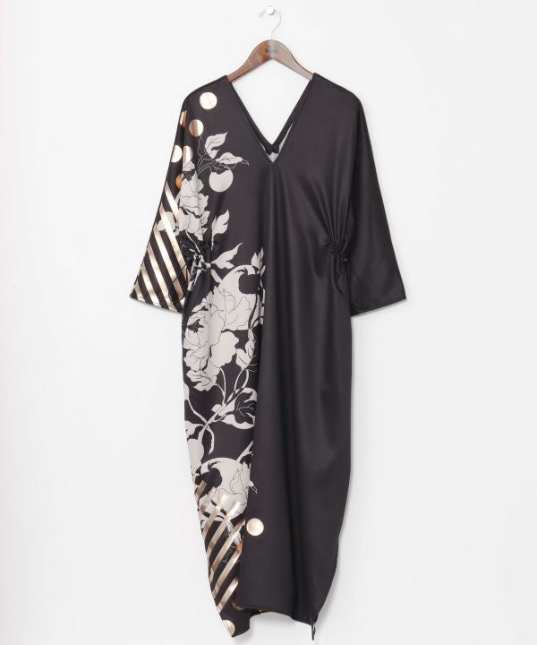 Foil Print Relaxed Fit Dress