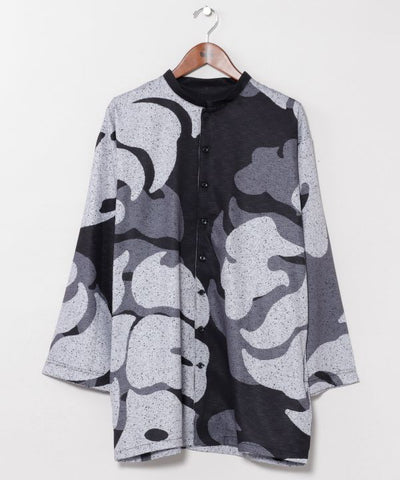 FUKUJIKAKU - Artistic Kanji Print Shirt