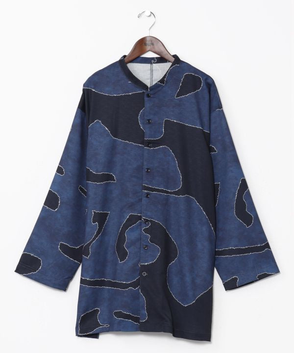 FUKUJIKAKU - Artistic Kanji Print Shirt