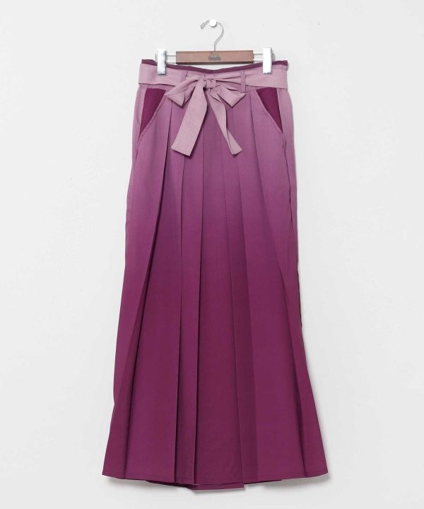 HANAGASUMI - Gradient Hakama Pleat Skirt by Kaya - Ametsuchi