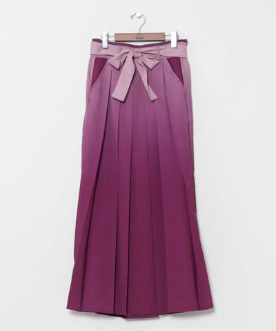 HANAGASUMI - Gradient Hakama Pleat Skirt by Kaya - Ametsuchi