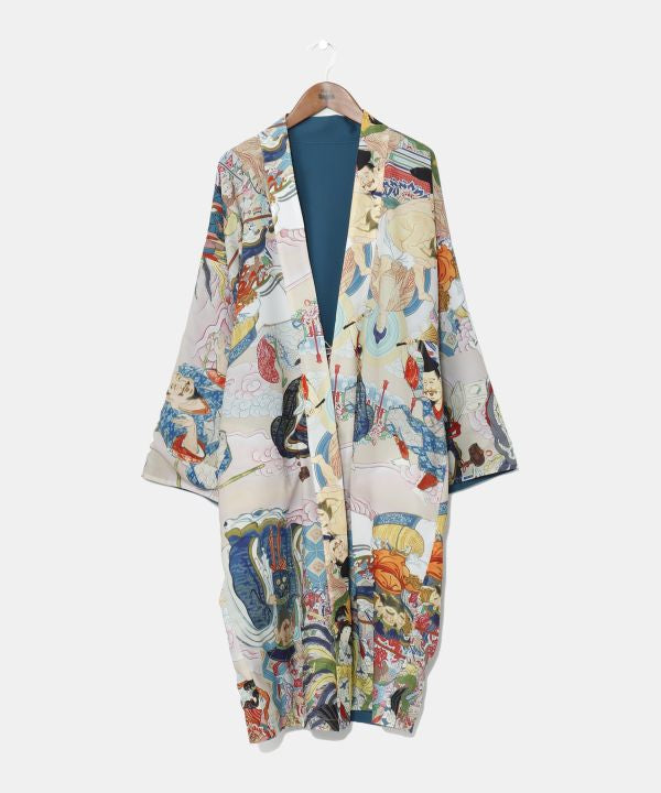 UKIYO-IRO Reversible Haori Jacket by Kaya - Ametsuchi