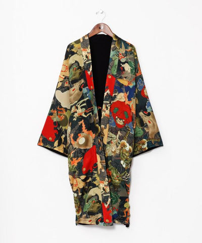 UKIYO-IRO Reversible Haori Jacket by Kaya - Ametsuchi