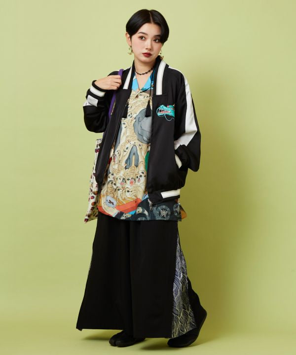 HARUKASUMI HAKKAKE Wide Pants
