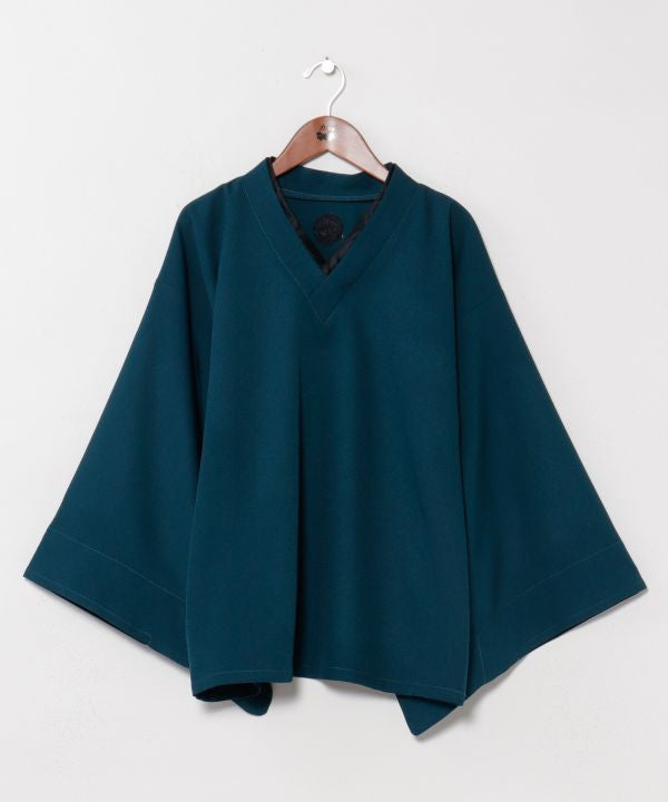 Kimono Like Blouse with Sharemon Embroidery