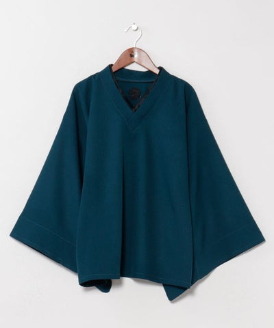 Kimono Like Blouse with Sharemon Embroidery