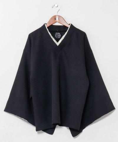 Kimono Like Blouse with Sharemon Embroidery