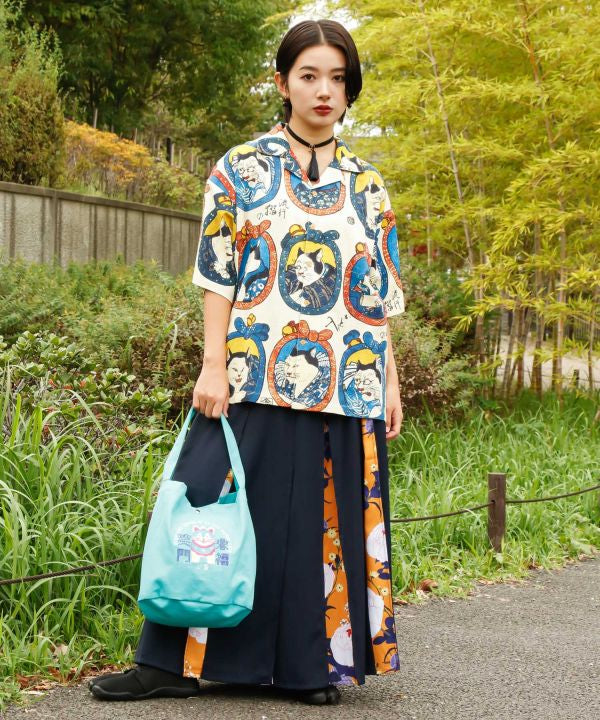 NIPPON ART Ukiyoe Shirt - M by Kaya - Ametsuchi