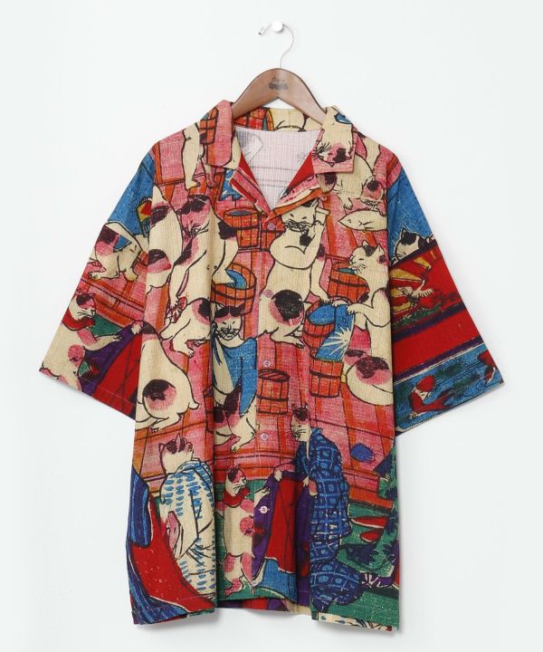 NIPPON ART Ukiyoe Shirt - L