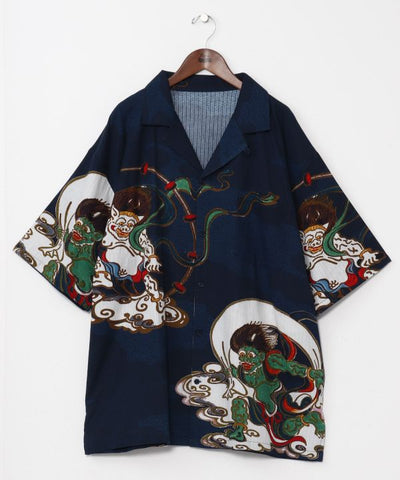 NIPPON ART Ukiyoe Shirt - XL by Kaya - Ametsuchi