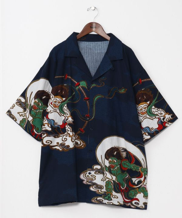 NIPPON ART Ukiyoe Shirt - XL by Kaya - Ametsuchi