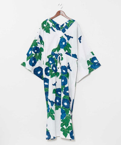KAOBANA - Morning Glory Yukata Dress by Kaya - Ametsuchi