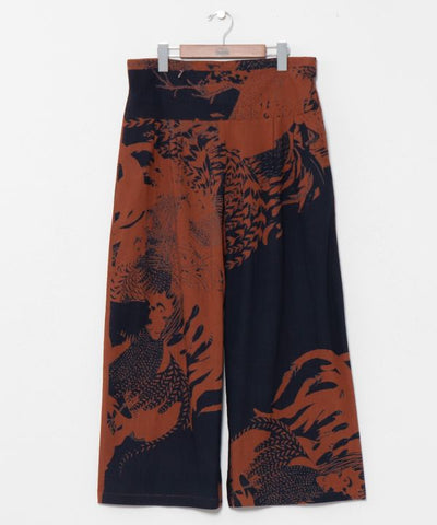 Ukiyoe Dabo Cotton Pants by Kaya - Ametsuchi